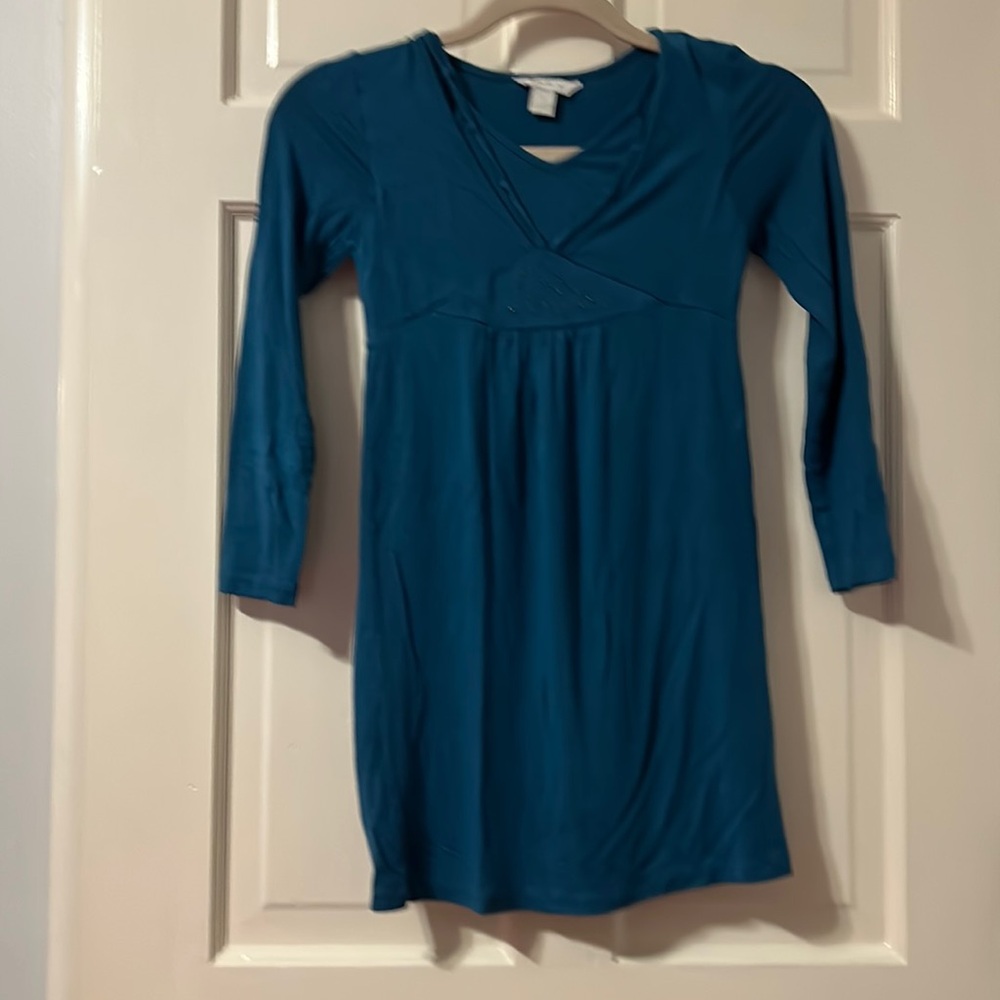 KC Parker teal green dress